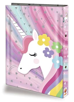 קלסר טבעות קשיח -חד קרן קונים בזול רק באטרקציה מהיבואן לצרכן