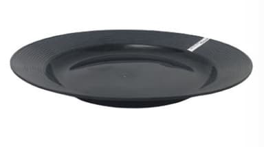 צלחת מלמין 28 שחור L