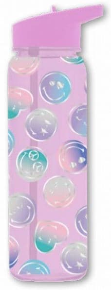 בקבוק שתיה פיה מתקפלת 600 מ"ל - סמיילי ורודאתר אטרקציה