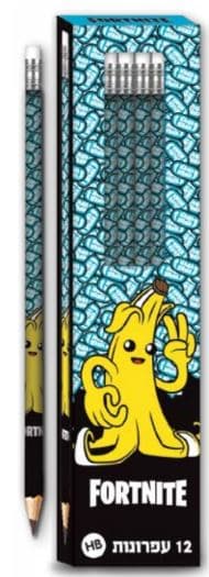 חבילת 12 עפרונות HB פורטנייטאטרקציה אונליין מהיבואן לצרכן