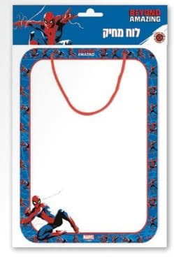 לוח מחיק דו צדדי 30X21 ס"מ דגם ספיידרמןאתר אטרקציה