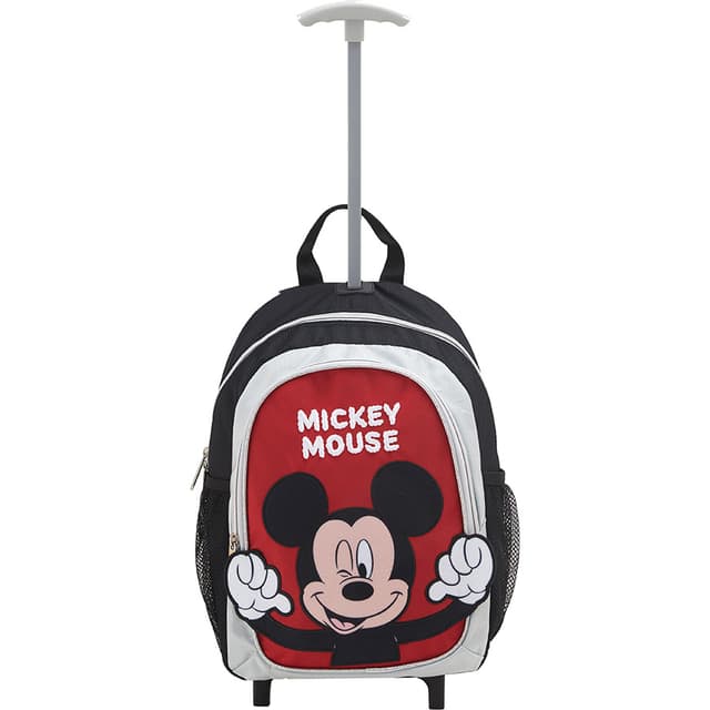 תיק גן טרולי מיקי מאוס -שחור אדום אטרקציה מהיבואן לצרכן