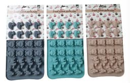 תבנית סיליקון איכותית לאפייה - דגם חיות. התבנית מתאימה גם ליצירות שוקולד, עוגיות , גבס ועוד