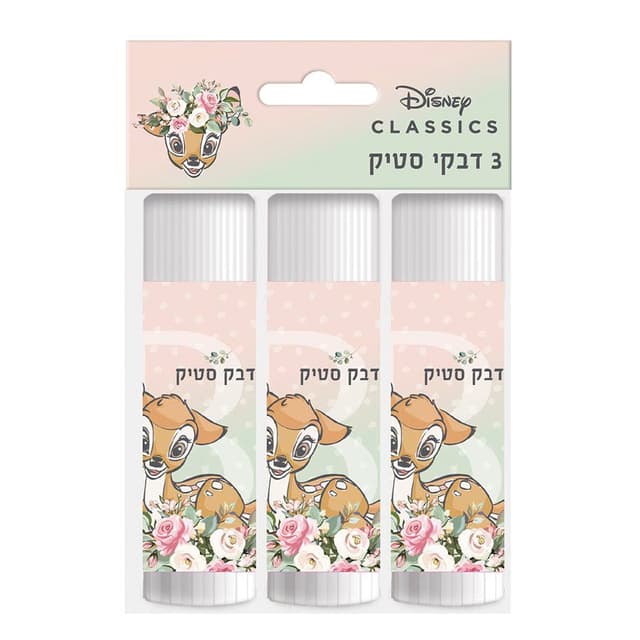 דבק סטיק 15 גרם במבי שלוש יחידות קונים רק באטרקציה