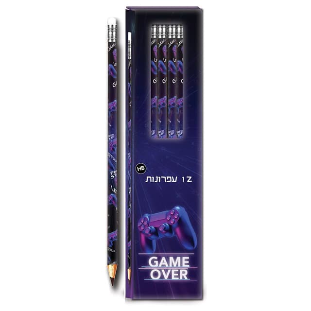 חבילת 12 עפרונות HB גיימינג קונים רק באטרקציה מהיבואן לצרכן