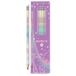 חבילת 12 עפרונות HB חד קרן אטרקציה אונליין מהיבואן לצרכן