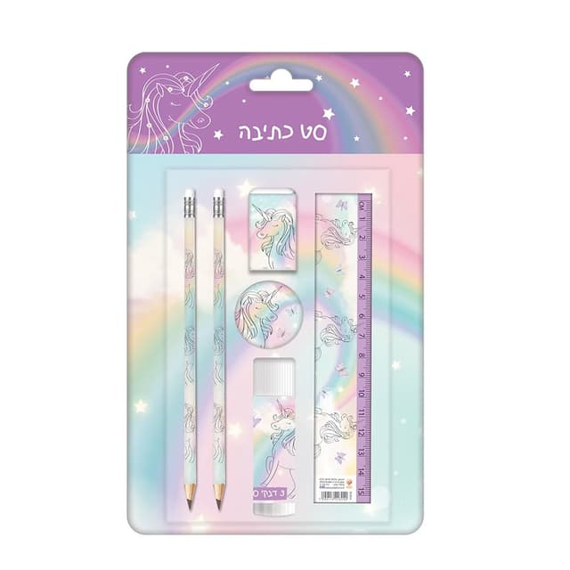 סט כתיבה חד קרן אתר אטרקציה אונליין מהיבואן לצרכן