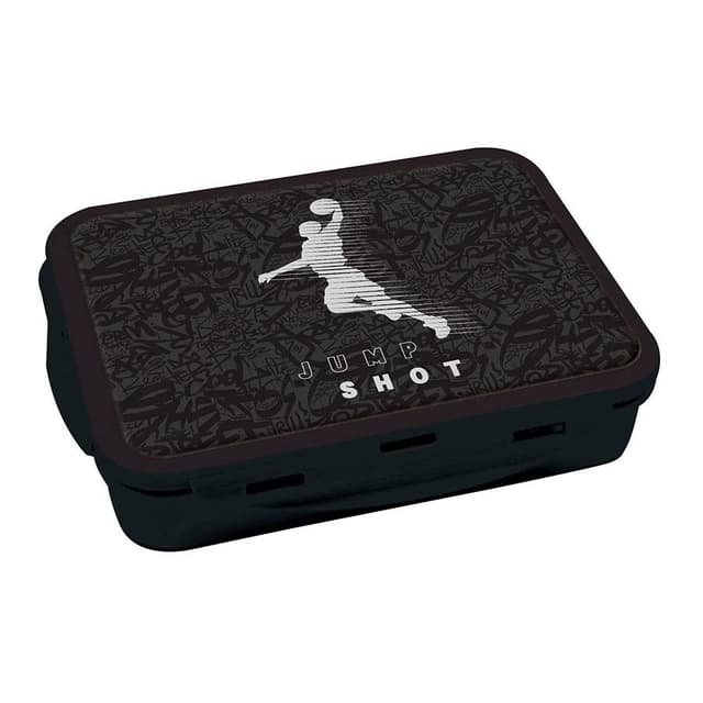 קופסת אוכל מחולקת 4 קליפסים כדורסל קונים רק באטרקציה