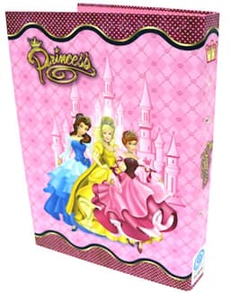 קלסר טבעות קשיח - נסיכות 2 קונים רק באטרקציה מהיבואן לצרכן