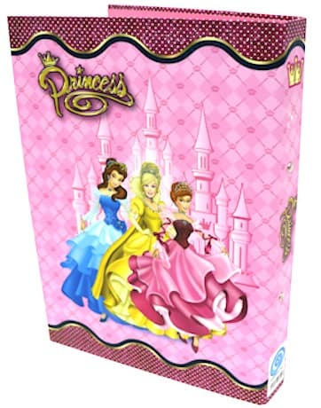 קלסר טבעות קשיח - נסיכות 2 קונים רק באטרקציה מהיבואן לצרכן