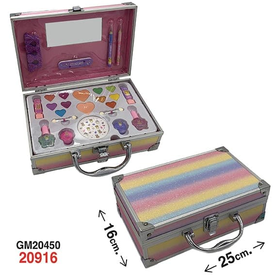 סט איפור במזוודה קשת בענן ברישיון משרד הבריאותאטרקציה