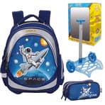 סט תיק עגלה טרולי וקלמר דגם חלל קונים רק באטרקציה