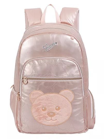 תיק גב מעוצב דובי ורוד כתוםאתר אטרקציה מהיבואן לצרכן