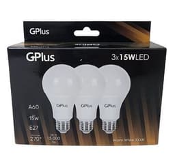 שלישיית נורות לד 15W