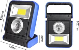 פנס הצפה נטען סולארי 5W באטרקציה מהיבואן לצרכן