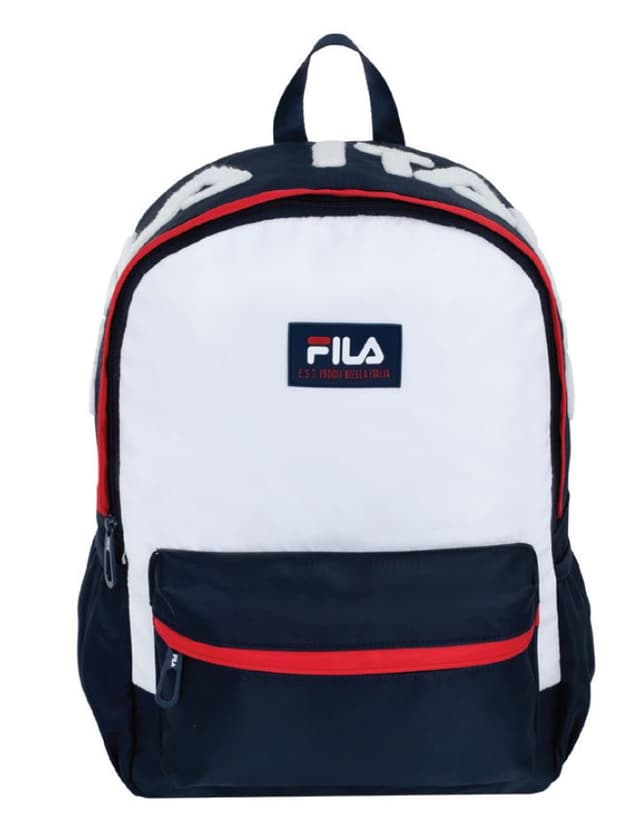 תיק FILA מקורי - לבן כחול אתר אטרקציה מהיבואן לצרכן
