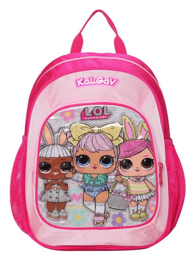 תיק גן - LOL מנוצנץ ורוד בהיר קונים בזול רק באטרקציה