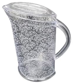 קנקן פלסטיק אקרילי מעוצב שקוף כ-2 ליטר קונים רק באטרקציה