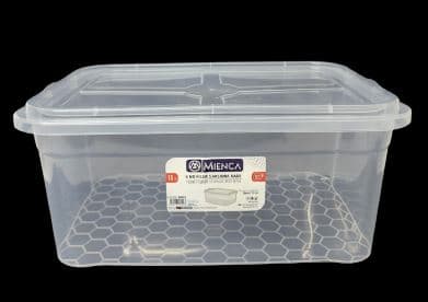 ארגז מלבני עם מכסה וסוגרים 15 ליטראטרקציה מהיבואן לצרכן