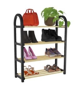 מעמד עץ 4 קומות לאחסון 64X50X18 ס"מ