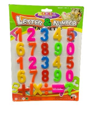 מספרים מגנט - צבעוני קונים רק באטרקציה מהיבואן לצרכן