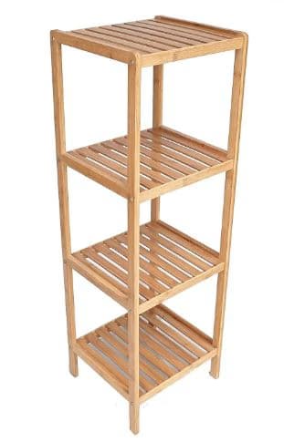 מעמד 4 מדפים גובה 110 ס"מ צבע עץ טבעי קונים רק באטרקציה מהיבואן לצרכן