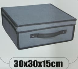 קופסה בד לאחסון 30X30X15 ס"מ קונים רק באטרקציה מהיבואן לצרכן