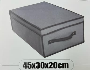 קופסה בד לאחסון 45X30X20 ס"מ קונים רק באטרקציה מהיבואן לצרכן