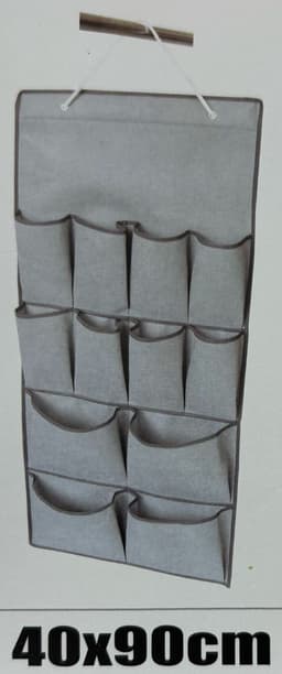 ארגונית בד לתלייה 12 תאים 40X90 ס"מ קונים רק באטרקציה מהיבואן לצרכן