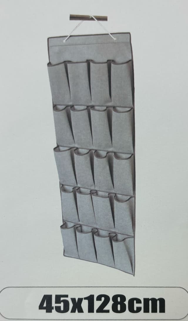 ארגונית בד לתלייה 20 תאים 45X128 ס"מ קונים רק באטרקציה מהיבואן לצרכן