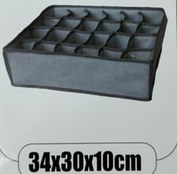 אירגונית בד מחולקת 24 תאים 34X30X10 ס"מ קונים רק באטרקציה מהיבואן לצרכן