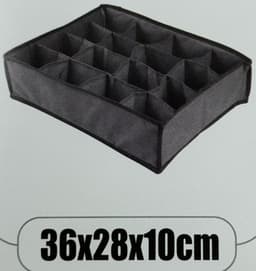 אירגונית בד מחולקת 16 תאים 36X28X10 ס"מ קונים רק באטרקציה מהיבואן לצרכן