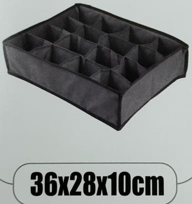 אירגונית בד מחולקת 16 תאים 36X28X10 ס"מ קונים רק באטרקציה מהיבואן לצרכן