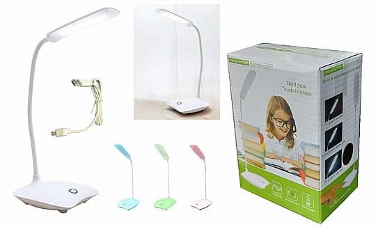 מנורת לד שולחנית נטענת במבחר צבעים קונים רק באטרקציה מהיבואן לצרכן