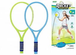 זוג מטקות טניס + רצועת כדור קונים רק באטרקציה מהיבואן לצרכן