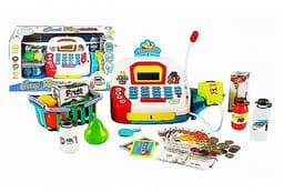 קופה רושמת לילדים עם סורק ואביזרים קונים רק באטרקציה מהיבואן לצרכן