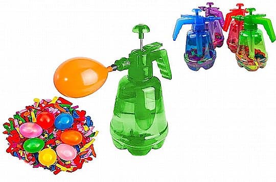 200 בלוני מים עם משאבה 19X10 ס"מ קונים רק באטרקציה מהיבואן לצרכן