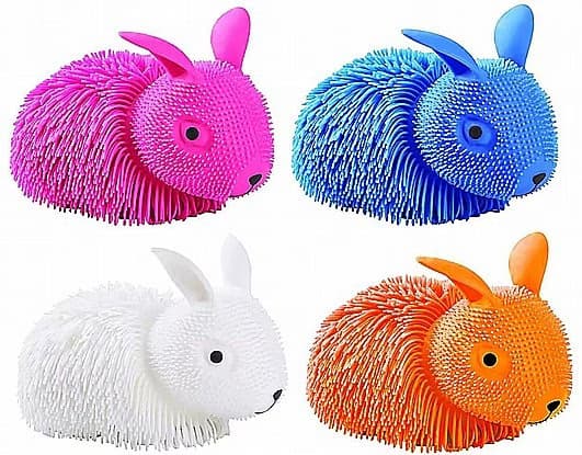 קיפודור רך בצורת שפן 24 ס"מ במבחר צבעים קונים רק באטרקציה מהיבואן לצרכן