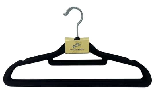 חבילה 5 קולבים בציפוי קטיפה שחור קונים רק באטרקציה מהיבואן לצרכן