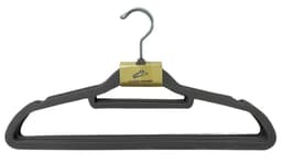 חבילה 5 קולבים בציפוי קטיפה אפור קונים רק באטרקציה מהיבואן לצרכן