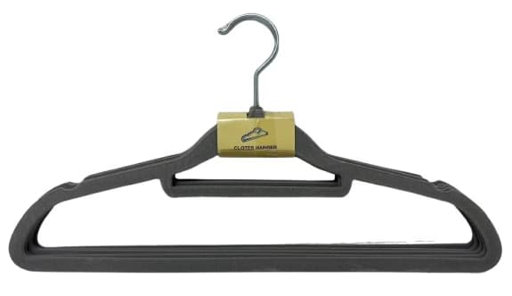 חבילה 5 קולבים בציפוי קטיפה אפור קונים רק באטרקציה מהיבואן לצרכן