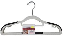 חבילה 5 קולבים פלסטיק עם סיליקון שחור קונים רק באטרקציה מהיבואן לצרכן