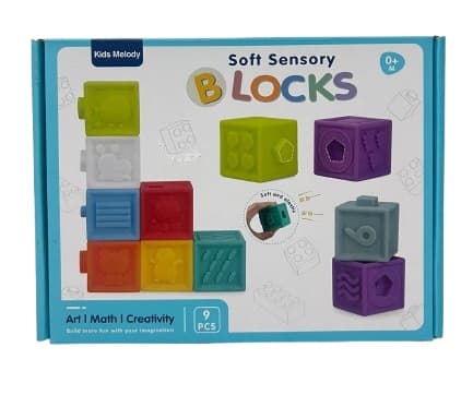 סט קוביות רכות לפעוטות קונים רק באטרקציה מהיבואן לצרכן