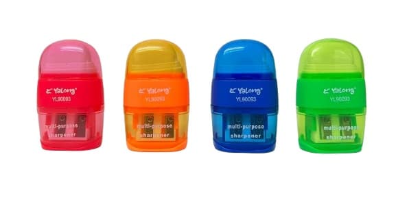 מחדד 2 חורים + מחק במבחר צבעים קונים רק באטרקציה מהיבואן לצרכן