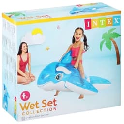 דולפין מתנפח 1.52X1.14 ס"מ INTEX קונים רק באטרקציה מהיבואן לצרכן