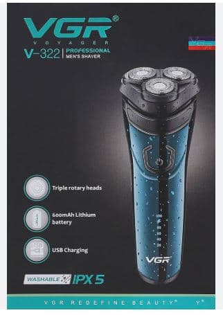 מכונת גילוח VGR דגם V-322 קונים רק באטרקציה מהיבואן לצרכן