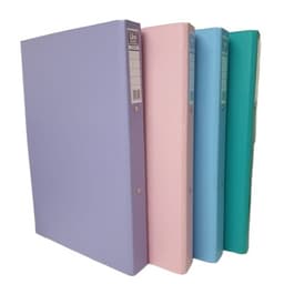 קלסר טבעות A4 במבחר צבעי פסטל קונים רק באטרקציה מהיבואן לצרכן