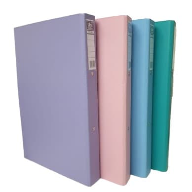 קלסר טבעות A4 במבחר צבעי פסטל קונים רק באטרקציה מהיבואן לצרכן