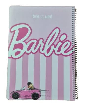 מחברת ספירלה A4 משבצות - ברבי קונים רק באטרקציה מהיבואן לצרכן