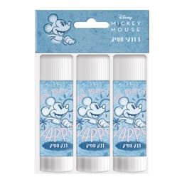 סט 3 דבק סטיק מיקי מאוס קונים רק באטרקציה מהיבואן לצרכן